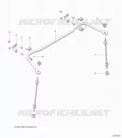 SUSPENSION, REAR BARRA DI STABILIZZAZIONE