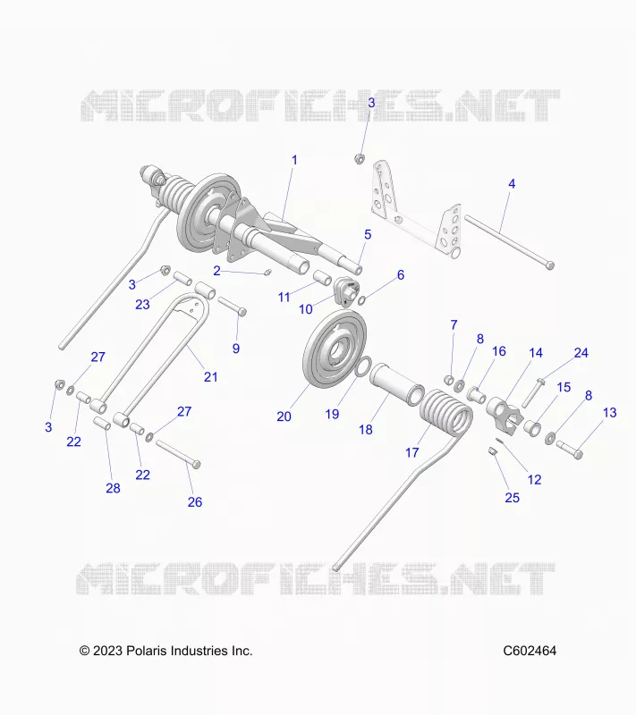 SUSPENSION, POSTERIORE COPPIA ARM