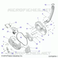DRIVE TRAIN, COPERCHIO FRIZIONE AND DUCTING