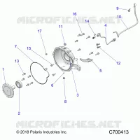MOTORE, ADAPTER, BELLHOUSING AND CRANK SENSOR