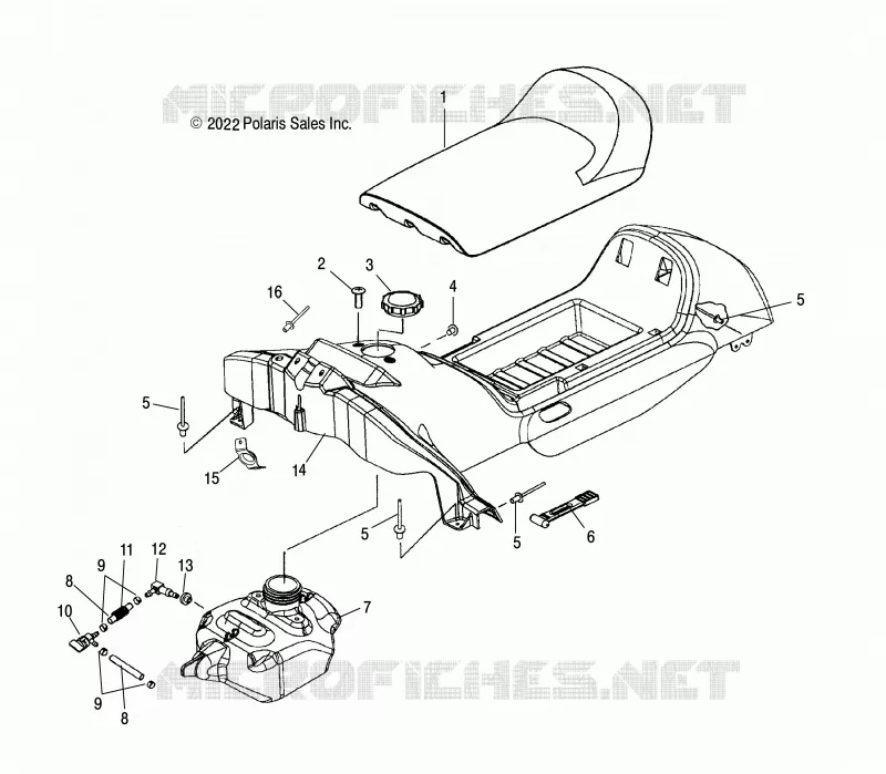 SEDE, FUEL TANK AND CONSOLE