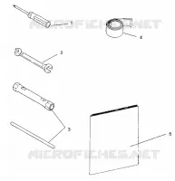 KIT DI STRUMENTI LITE 0963433, EURO LITE E963433 and LITE DELUXE 0963431 (4931663166C003)