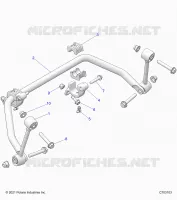 SUSPENSION, FRONT, BARRA DI STABILIZZAZIONE