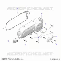 TRASMISSIONE, CLUTCH COVER AND DUCTING