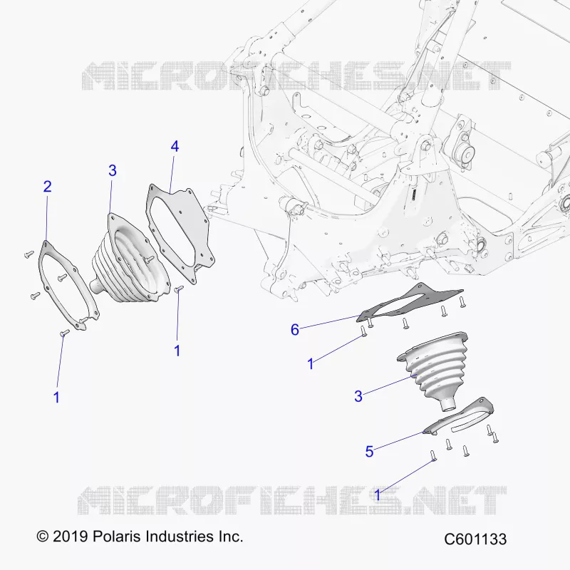 TELAIO, TIE ROD BOOT ASM.