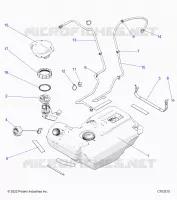 SISTEMA DI ALIMENTAZIONE CARBURANTE, FUEL TANK AND RELATED