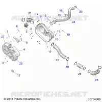 TRASMISSIONE, CLUTCH COVER AND DUCTING