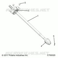 DRIVE TRAIN, FRONT PROP ALBERO