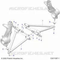 SUSPENSION, A-ARM AND PAVONEGGIARSI MOUNTING