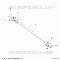 TRASMISSIONE, FRONT PROP SHAFT
