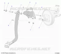 FRENOS, FOOT PEDAL