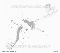 BRAKES, PEDAL AND CILINDRO PRINCIPALE