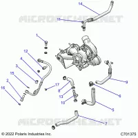 ENGINE, TURBO, COOLING AND OIL
