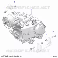 MOTORE, MOTORE AND TRANSMSSION MOUNTING