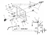 CONSOLE XLT RMK 0960956, XLT SKS 0960556, AND EUROPEAN XLT SKS E960556 (4931813181A012)