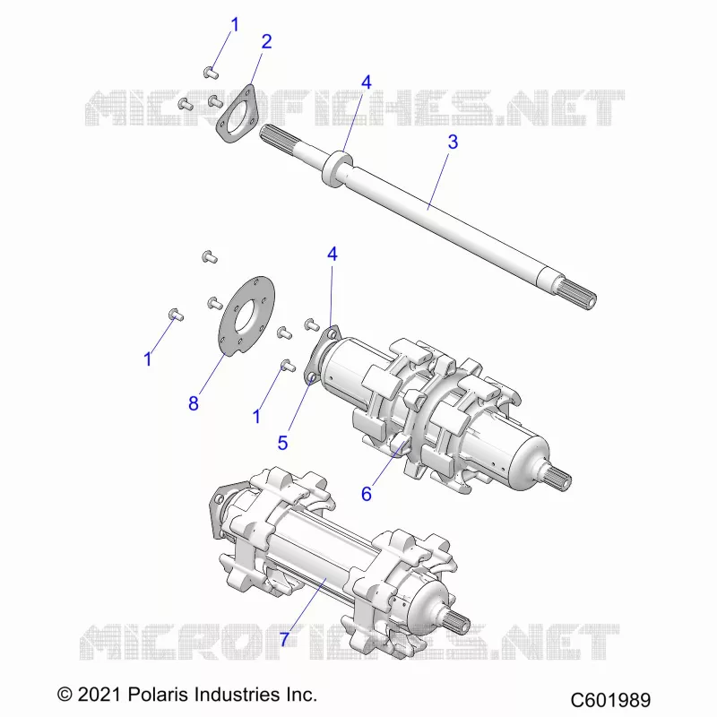 DRIVE TRAIN, JACKSHAFT AND ALBERO DI TRASMISSIONE