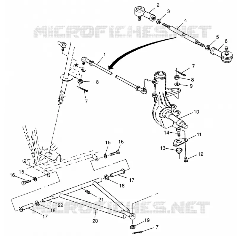 TIMONE/A-ARM Trail Boss W97AA25C (4940574057B004)