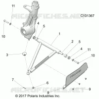 SUSPENSION, A-ARM AND PAVONEGGIARSI MOUNTING