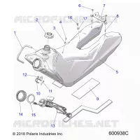 SISTEMA DI ALIMENTAZIONE CARBURANTE, FUEL TANK ASM.