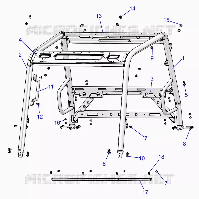 CHASSIS, CAB TELAIO