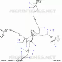 LINEE FRENO, FRONT