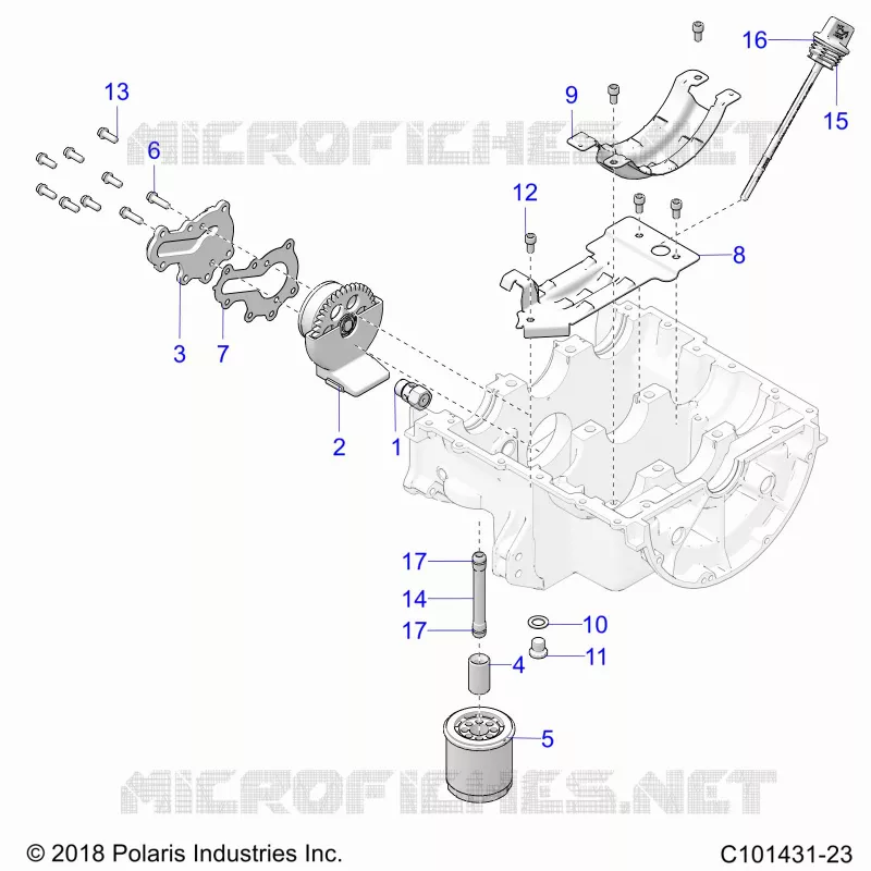 MOTORE, OIL SYSTEM