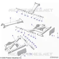 SOSPENSIONE POSTERIORE CONTROL ARMS