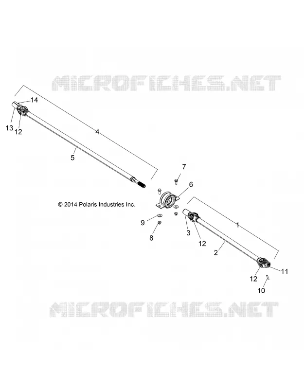 TRASMISSIONE, FRONT PROP ALBERO