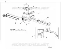 FRENO ANTERIORE BRAKE LEVER AND MASTER CYLINDER