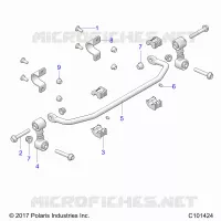SUSPENSION, BARRA DI STABILIZZAZIONE, FRONT