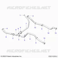 ENGINE, SISTEMA DI RAFFREDDAMENTO, HOSES