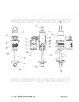 SUSPENSION, SHOCK ANTERIORE TRACK, VELOCITY 7045536