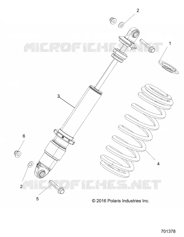 SOSPENSIONE POSTERIORE SHOCK MOUNTING