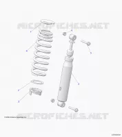 SUSPENSION, SHOCK ANTERIORE MOUNTING