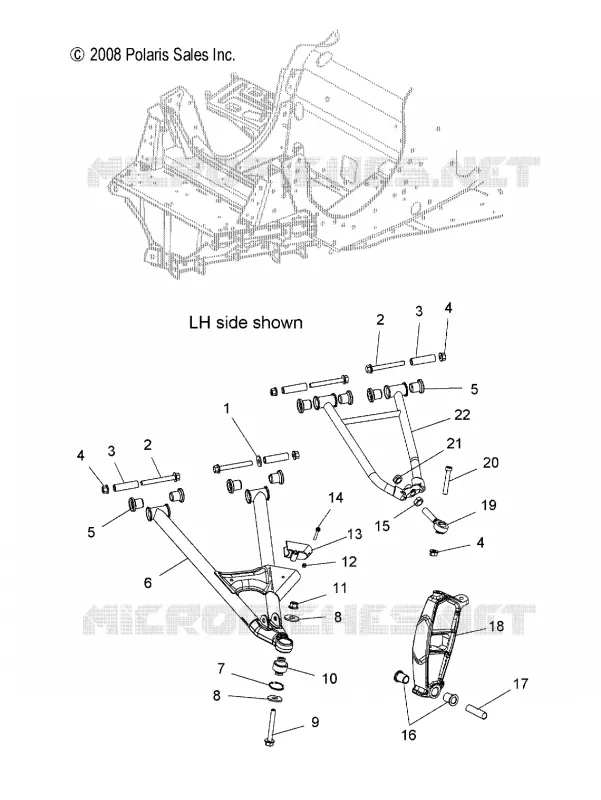 SOSPENSIONI ANTERIORI, CONTROL ARMS and SPINDLE