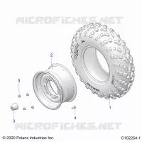 RUOTAS, FRONT TIRE