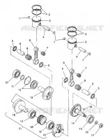 PISTONEEE   ALBERO MOTORE SPORT / 0930443 (4922942294028A)