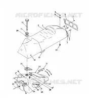 SEDE/SERBATOIO DI GAS ASSEMBLY 500 SP/500 SKS (4921262126003A)