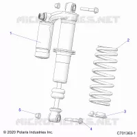 SUSPENSION, SHOCK ANTERIORE