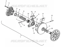 TRASMISSIONE FRIZIONE ASSEMBLY 440 XCR SP 0941660 (4927082708023A)