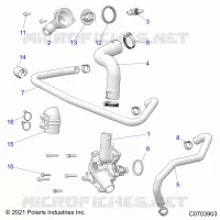 MOTORE, WATERPUMP AND BYPASS