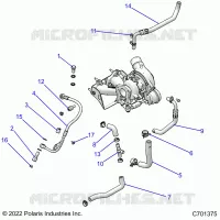 ENGINE, TURBO, COOLING AND OIL