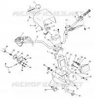 MANUBRIO   FARO POD XPLORER 400L W98CC38C (4945414541B011)