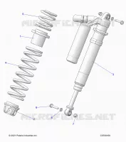 SUSPENSION, SHOCK ANTERIORE MOUNTING, DELUXE