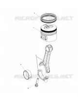 MOTORE, CONNECTING ROD AND PISTONEE SET