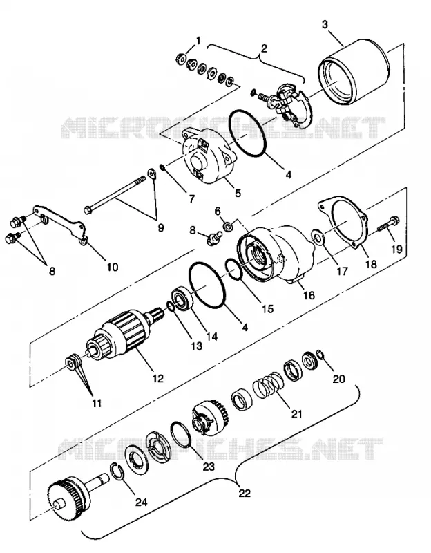 AVVIAMENTO MOTORE XPLORER 400L W98CC38C (4945414541D006)