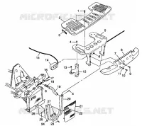 RACK ANTERIORE   PARAURTI MONTAGGIO