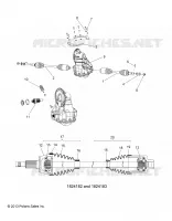 DRIVE LINE, SCATOLA DEGLI INGRANAGGI AND HALF SHAFT