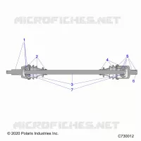 TRASMISSIONE, FRONT HALF SHAFT