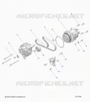 ENGINE, ALTERNATORE AND COMPRESSOR